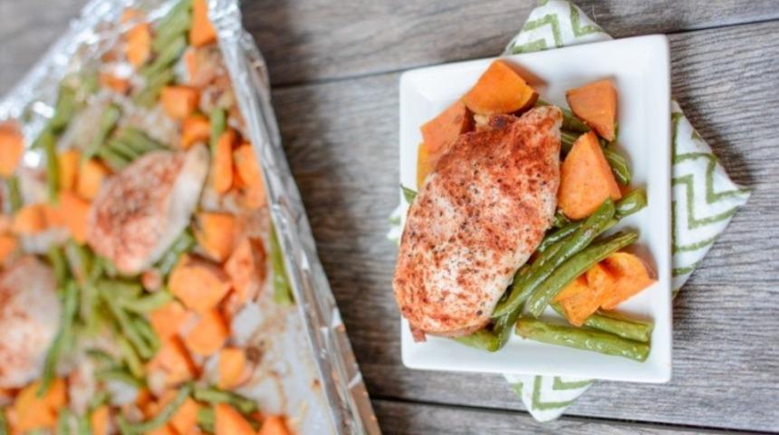 Kızarmış Sebzeli Tavuk