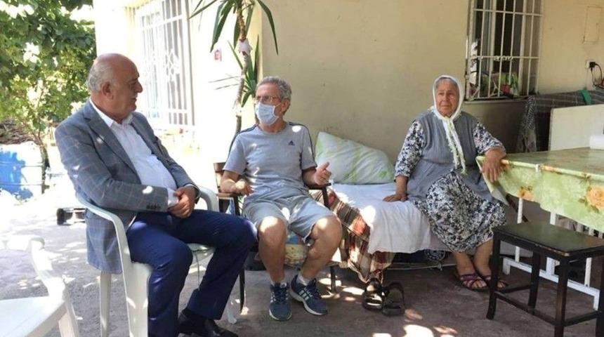 Başkan Seyfi Dingil&rsquo;den Hasta Vatandaşlara Moral Ziyareti