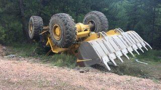 Ankara’da İş Makinesi Devrildi: 1 Yaralı