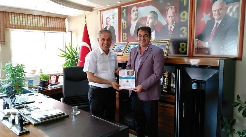 Başkan Yaman, Başkan Tepe&rsquo;yle Bir Araya Geldi