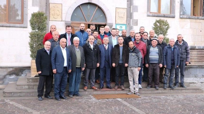 Başkan Karaaslan&rsquo;a Destek Ziyaretleri Devam Ediyor