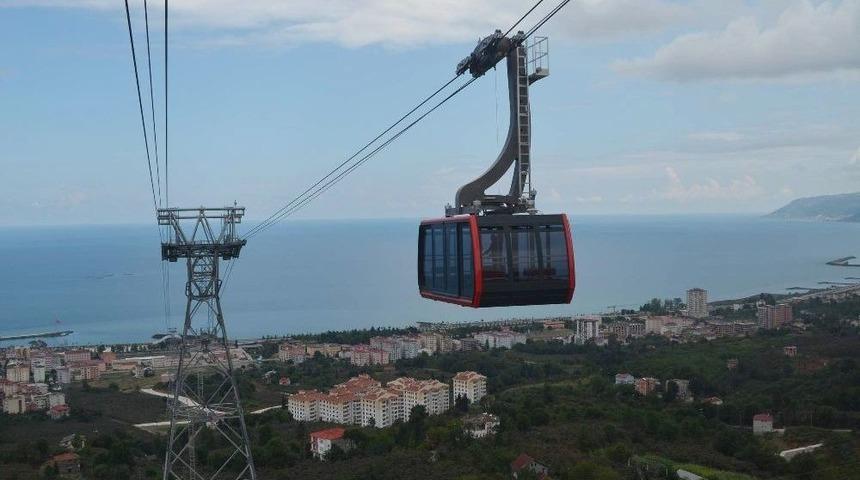 Karadeniz&rsquo;in En Uzun Teleferiği Basına Tanıtıldı