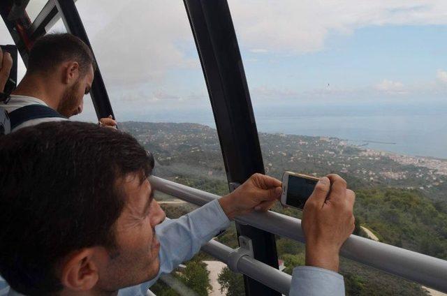 Karadeniz’in En Uzun Teleferiği Basına Tanıtıldı