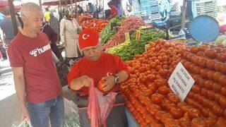 (özel) 100 Dolar Bozdurana Domates Bedava