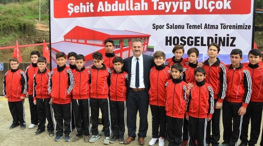 Şehit Abdullah Tayyip Ol&ccedil;ok Spor Salonu&rsquo;nun Temeli Atıldı
