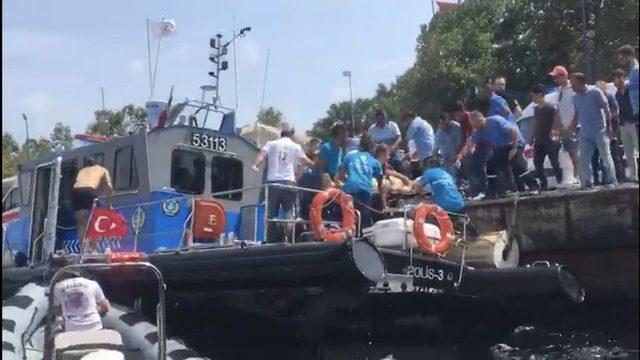 (özel) Sarayburnu Sahilinde Can Pazarı Kamerada: 1 Ölü