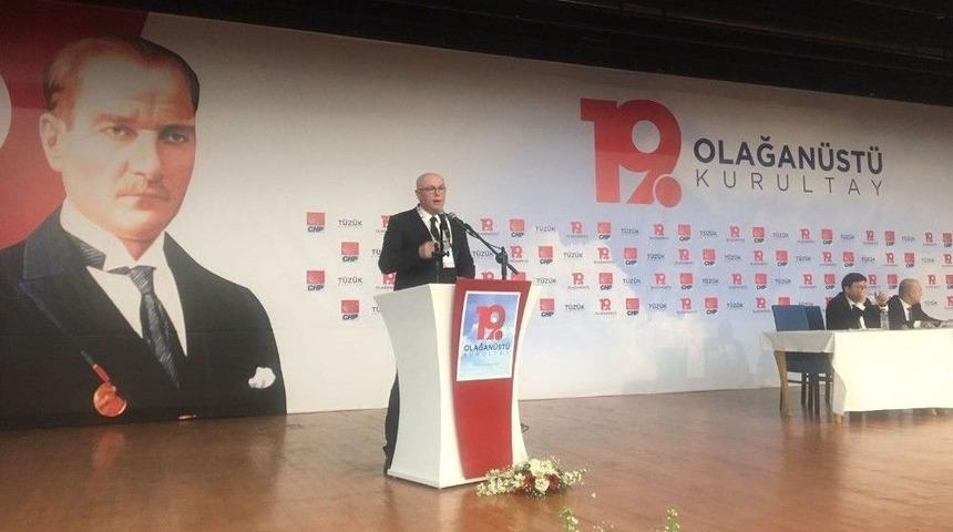 Kazım Kurt, T&uuml;z&uuml;k Kurultayında Partililere Seslendi