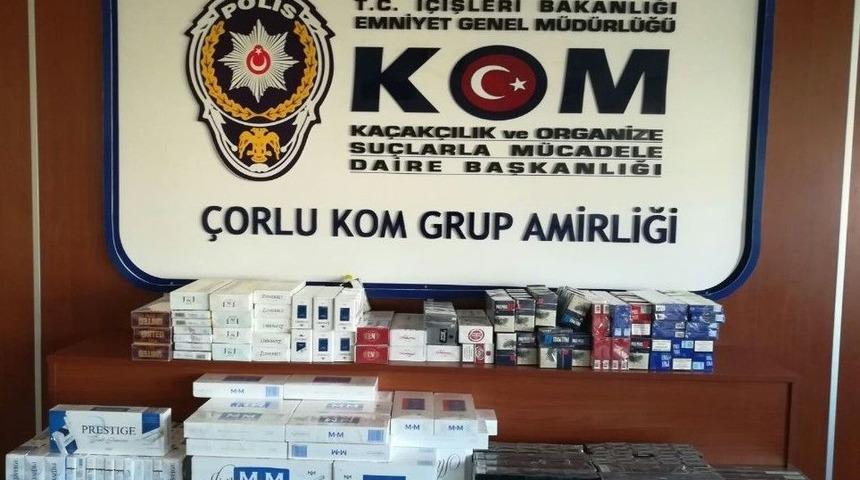 &Ccedil;orlu&rsquo;da Ka&ccedil;ak Sigara Ele Ge&ccedil;irildi