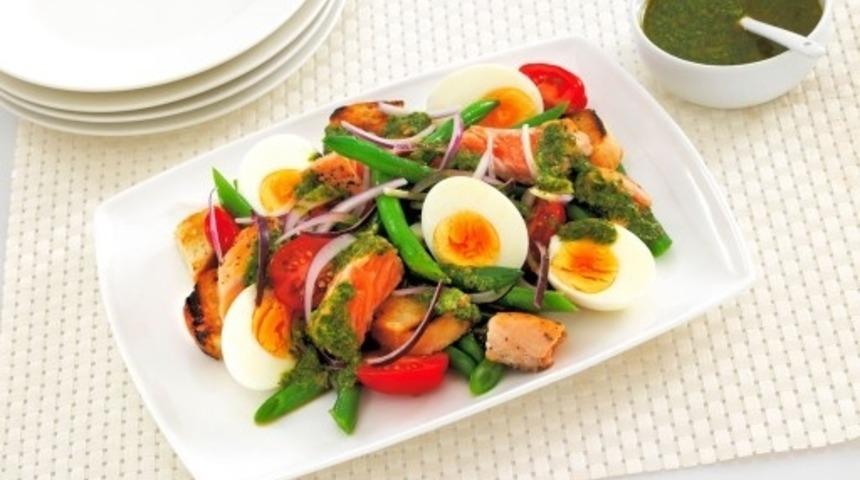 Yeşil Soslu Yaz Salatası