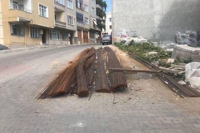 Zabıta Ekiplerinden Güvenliği Hiçe Sayan İnşaatlara Yaptırım