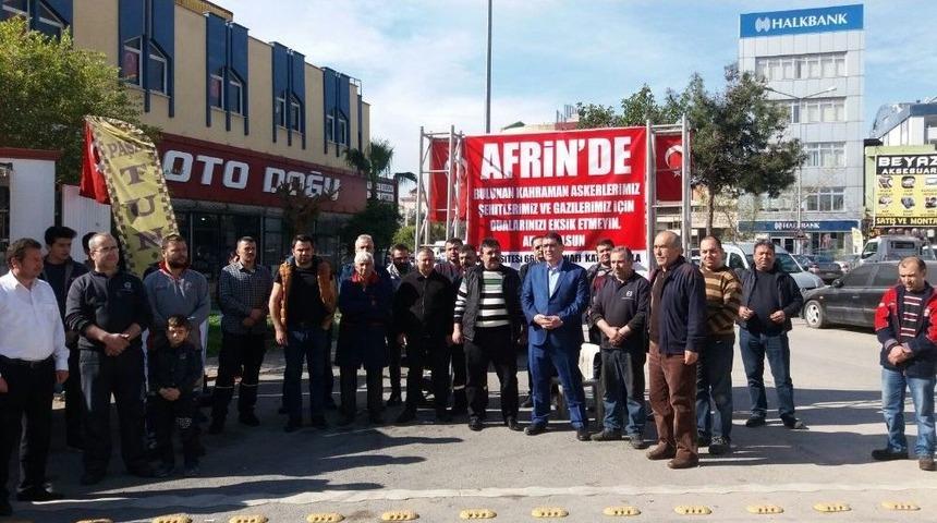 Sanayi Sitesi Esnafından Afrin Şehitleri İçin Tatlı