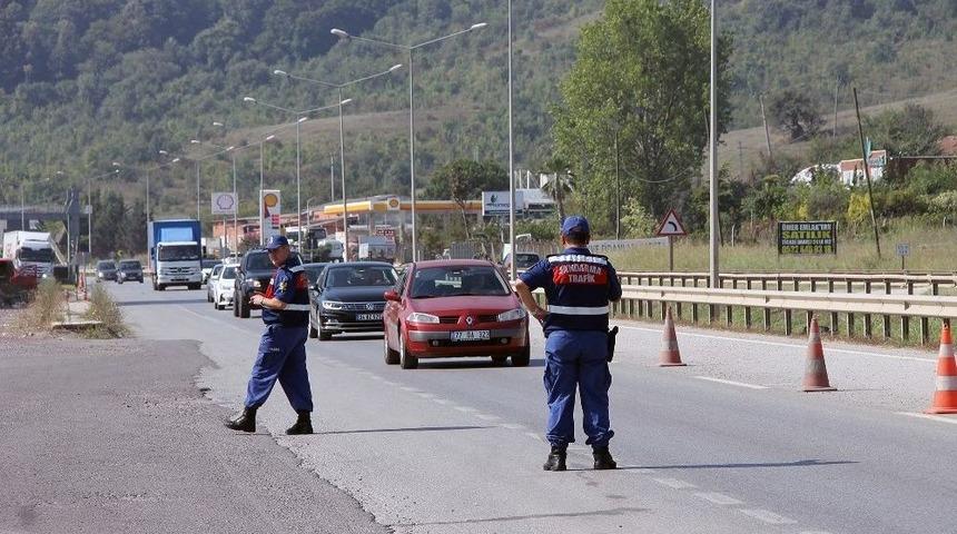 Bayram Trafiğine Dronlu Kontrol