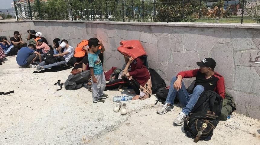 &Ccedil;anakkale&rsquo;de 101 M&uuml;lteci Yakalandı