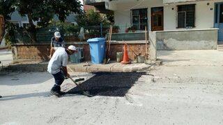 Körfez’de Yol Çalışmaları Sürüyor