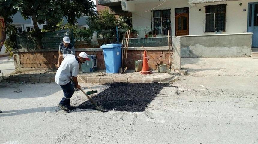 Körfez’de Yol Çalışmaları Sürüyor