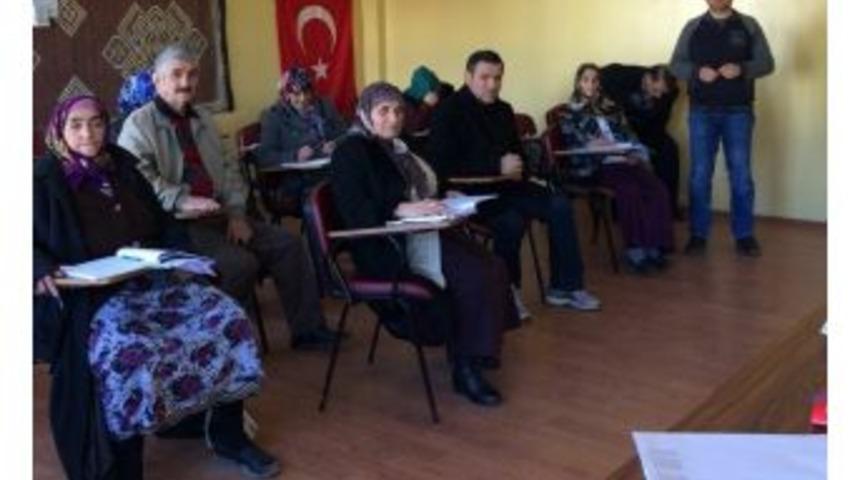 Kaymakam İmamoğlu, Okuma Yazma Kursunu İnceledi