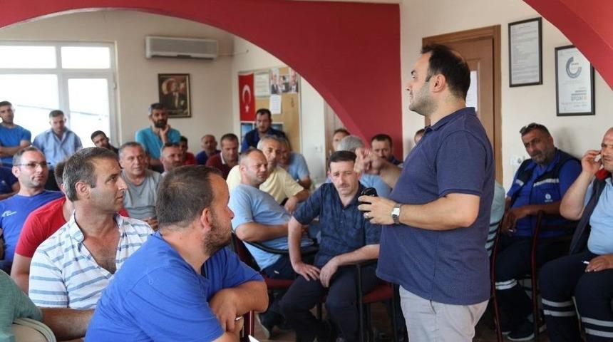 Fen İşleri Personeline “iş Sağlığı Ve Güvenliği Eğitimi” Verildi