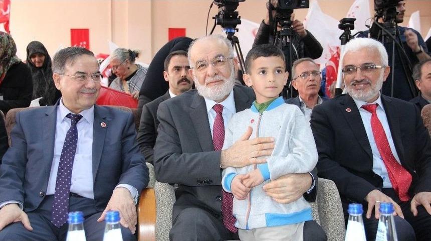 Sp Genel Başkanı Karamollaoğlu: "bug&uuml;n D&ouml;rt Bir Tarafımız Ateşle &Ccedil;evrili"
