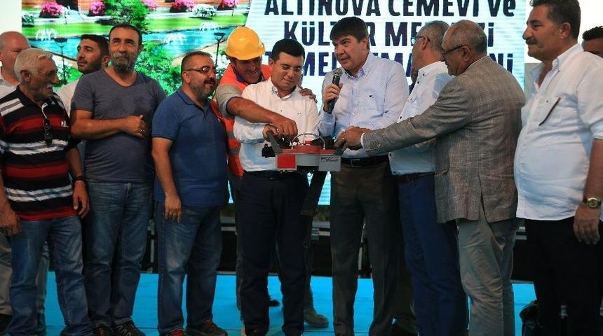 Altınova Cemevi&rsquo;nin Temeli Atıldı