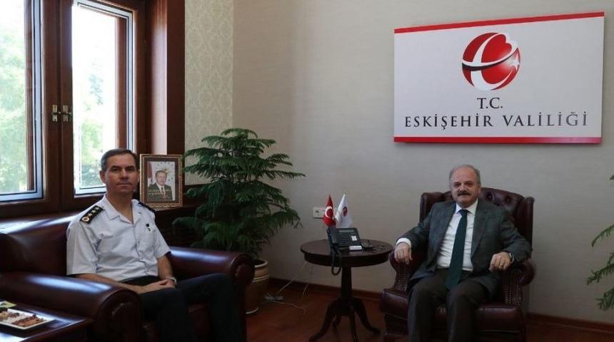 Vali &Ccedil;akacak, Albay Ağaoğlu&rsquo;nu Makamında Kabul Etti