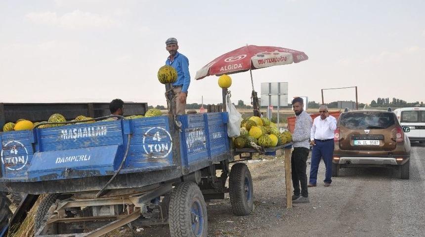 Bulanık Kavunu Tezgahtaki Yerini Aldı