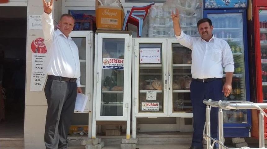 Mhp &Ccedil;an İl&ccedil;e Başkanlığı İl&ccedil;e Genelinde Askıda Ekmek Projesini Hayata Ge&ccedil;irdi