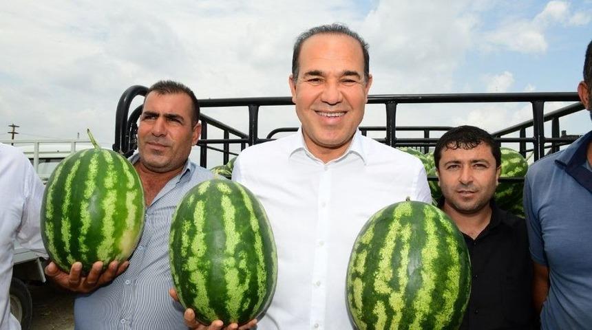 Karpuz &Uuml;reticilerinden Başkan S&ouml;zl&uuml;&rsquo;ye Teşekk&uuml;r