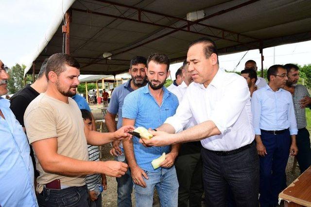 Karpuz Üreticilerinden Başkan Sözlü’ye Teşekkür