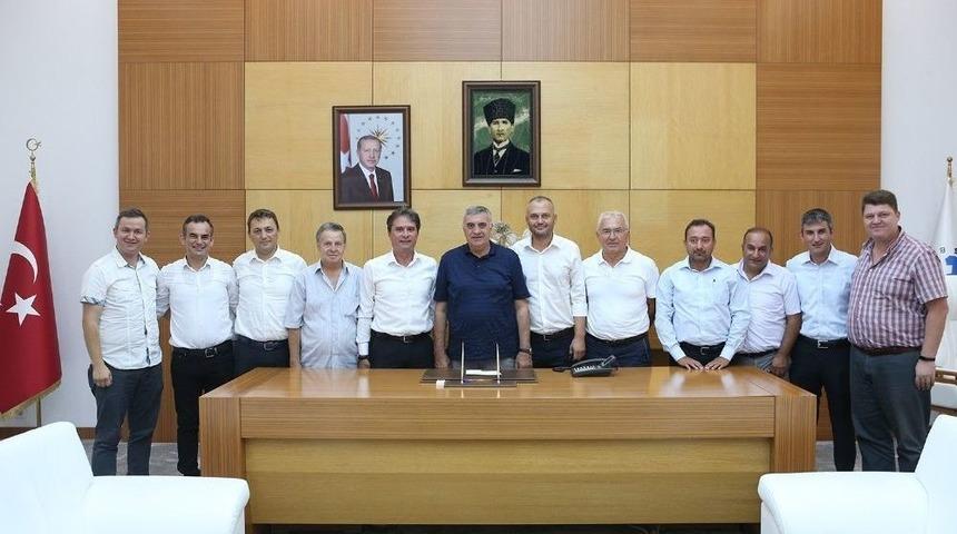 Başkan Toçoğlu Misafirlerini Ağırladı