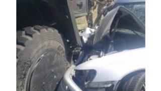 Silvan’da Otomobil Askeri Araca Çarptı: 1 Yaralı