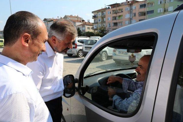 Başkan Kılıç’a Ücretsiz Otopark Teşekkürü