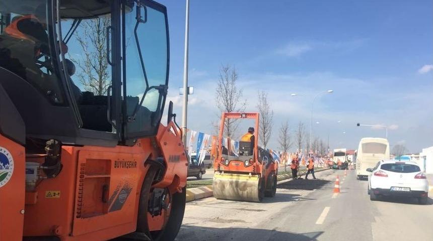 Sakarya&rsquo;da Cumhurbaşkanı Hazırlığı T&uuml;m Hızıyla Devam Ediyor