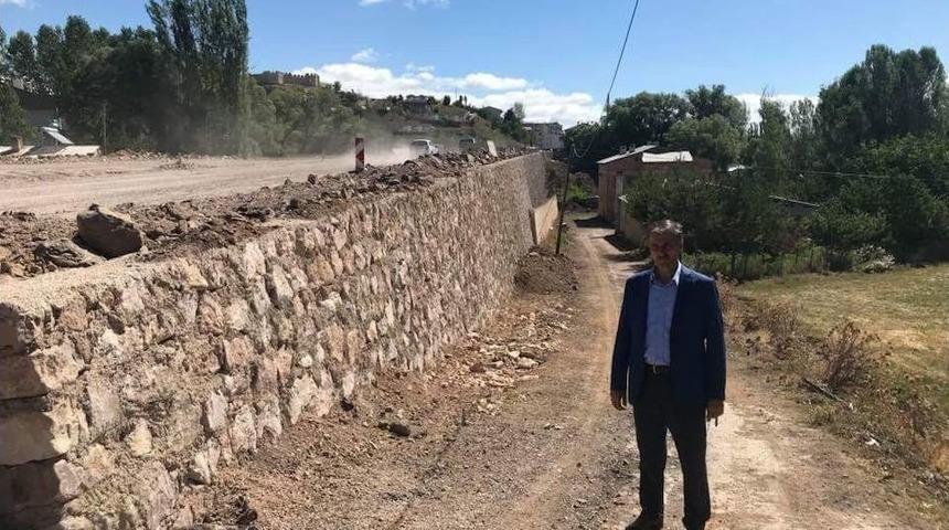 Başkan Şent&uuml;rk Yol &Ccedil;alışmalarını İnceledi