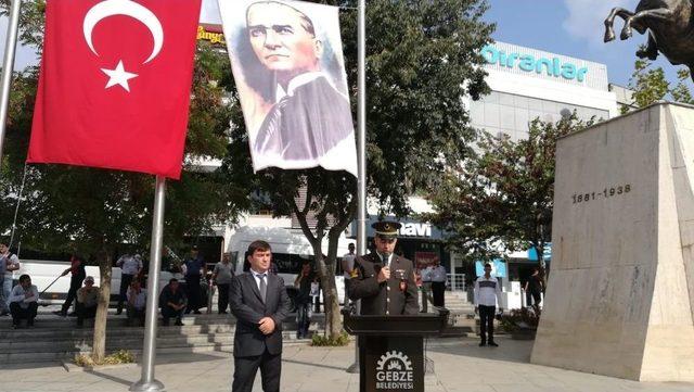 Gebze’de Zafer Bayramı’nın 96. Yıldönümü Coşkuyla Kutlandı