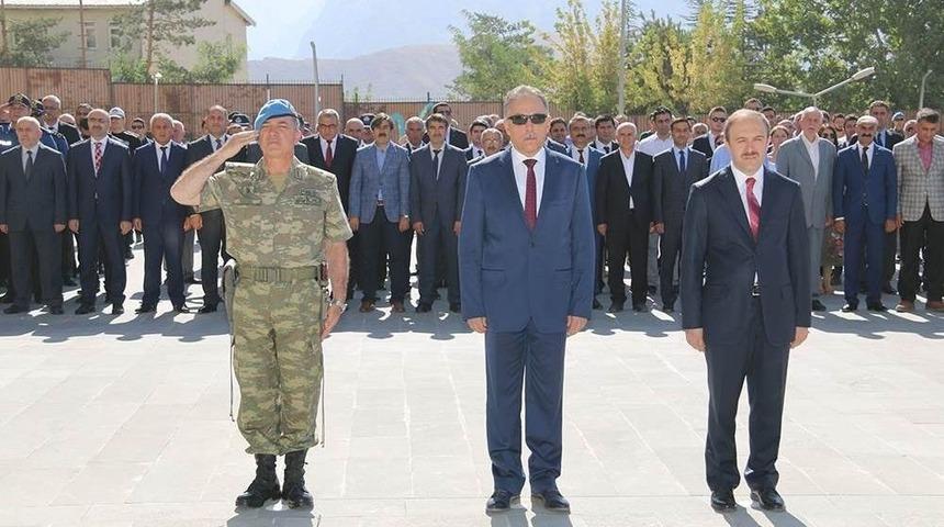 Hakkari&rsquo;de 30 Ağustos Zafer Bayramı Kutlandı