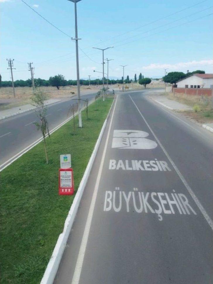 Balıkesir’de Refüjler Çiçek Açtı G4