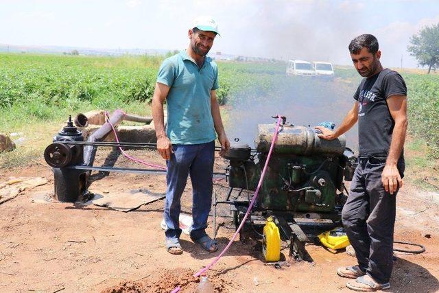 (özel Haber) Tarlasına Su Gelmeyince Geleneksel Yöntemi Uygulamaya Başladı