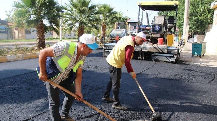 Şanlıurfa’da Trambüs Yolları Asfaltlanıyor