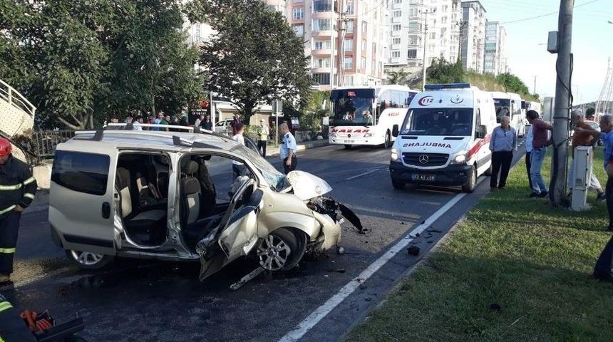 Ordu&rsquo;da Trafik Kazası: 5 Yaralı
