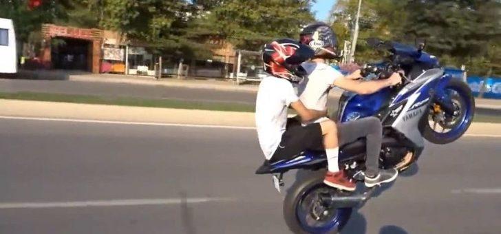 (özel) İstanbul’da Ayaklarıyla Motosiklet Süren Maganda Yine Terör Estirdi G1