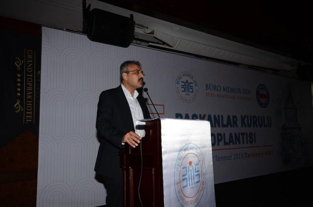 B&uuml;ro Memur-sen 15&rsquo;&uuml;nc&uuml; Başkanlar Kurulu Toplantısı Sarıkamış&rsquo;ta