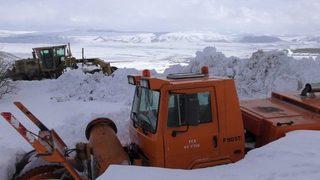 Kar Temizleme Araçları, Tipi Ve Fırtınada Kara Saplandı