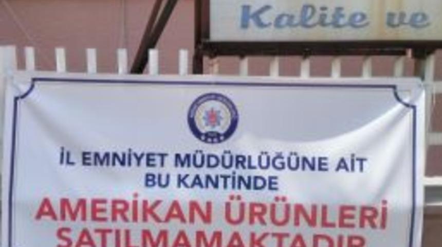 Niğde Polisi Abd Menşeli &Uuml;r&uuml;nler Satmama Kararı Aldı