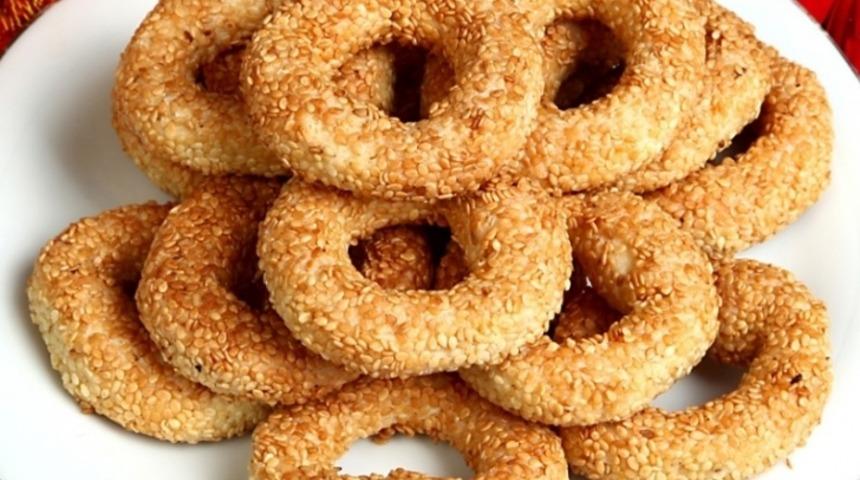 Susamlı Simit Kurabiye Tarifi