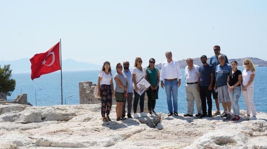 Rekt&ouml;r Budak, Arkeolojik Kazı Alanlarına Ziyaretlerini S&uuml;rd&uuml;r&uuml;yor