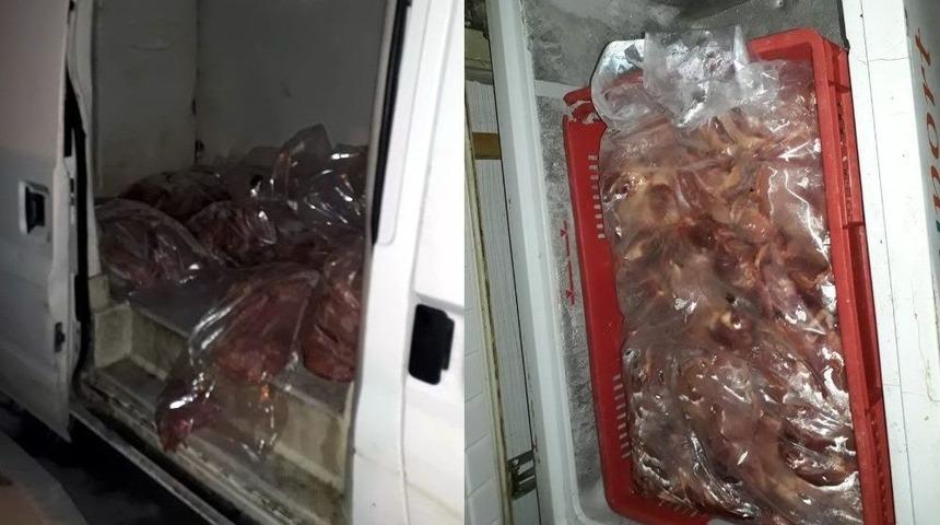 Mersin&rsquo;de 1,5 Ton Kokmuş Tavuk Eti Ele Ge&ccedil;irildi