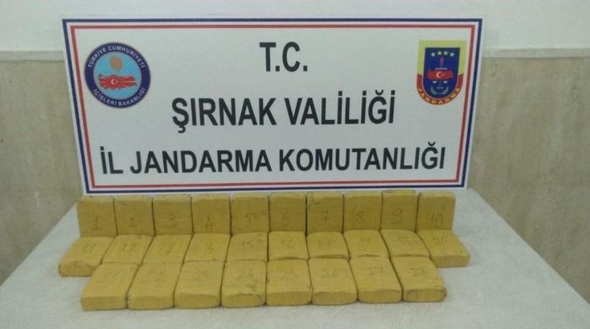 Şırnak’ta 14 Kilo 400 Gram Eroin Maddesi Ele Geçirildi