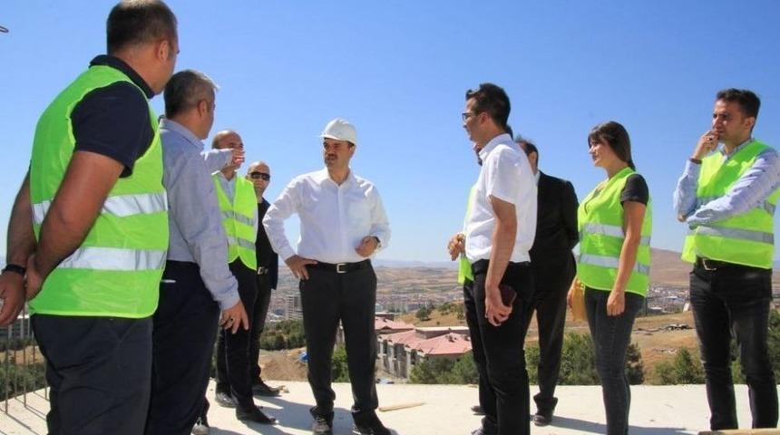 Vali Kaldırım,ipek Yolu Projesiyle İlgili &Ccedil;alışmaları İnceledi