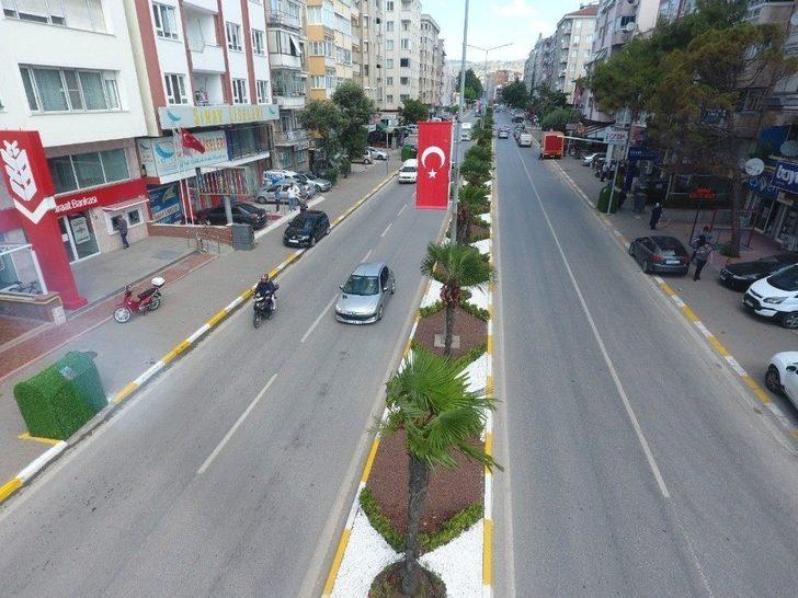 Balıkesir’de Refüjler Çiçek Açtı G1