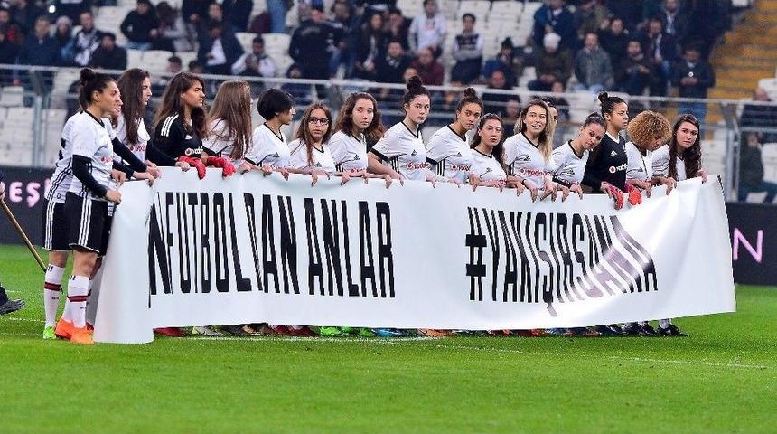 Beşiktaş Kadın Futbol Takımı’na Sevgi Seli